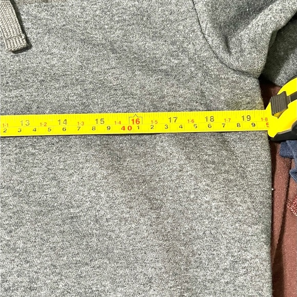 ADIDAS MENS FULL ZIP GRAY HOODIE COTTON BLEND SZ. SMALL  #161 - Picture 4 of 6